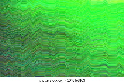 Light Green vector template with lava shapes. Geometric illustration in marble style with gradient.  The template for cell phone backgrounds.