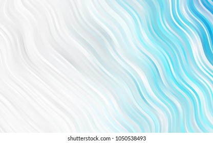 Light Green vector template with lava shapes. A completely new color illustration in marble style. The template for cell phone backgrounds.