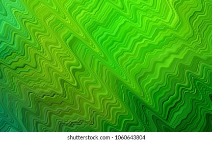 Light Green vector template with lava shapes. Geometric illustration in marble style with gradient.  Marble design for your web site.