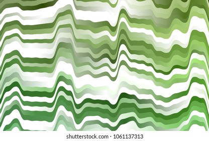 Light Green vector template with lava shapes. A sample with blurred bubble shapes. A completely new template for your business design.