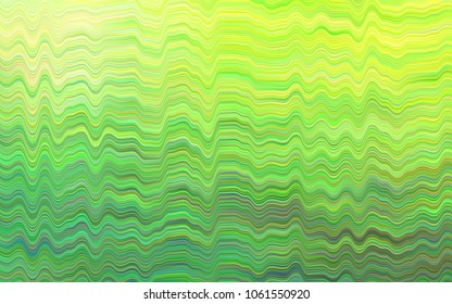 Light Green vector template with lava shapes. An elegant bright illustration with gradient. The elegant pattern for brand book.