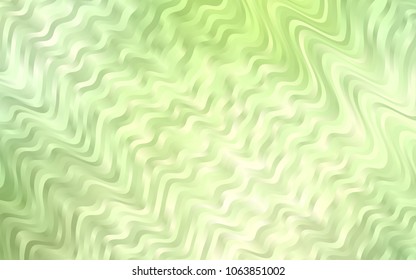Light Green vector template with lava shapes. Blurred geometric sample with gradient bubbles.  A completely new template for your business design.