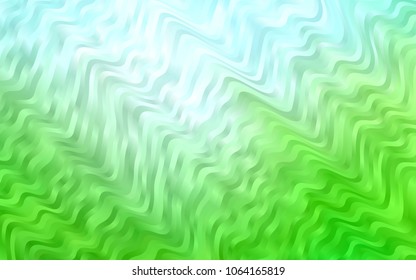 Light Green vector template with lava shapes. Brand-new colored illustration in marble style with gradient. Textured wave pattern for backgrounds.