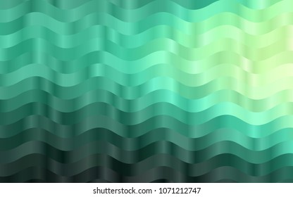 Light Green vector template with lava shapes. Geometric illustration in marble style with gradient.  Pattern for your business design.