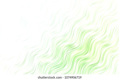 Light Green vector template with lava shapes. Colorful illustration in abstract marble style with gradient. New composition for your brand book.