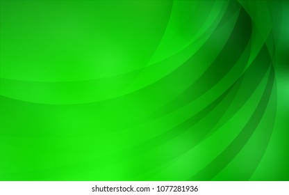 Light Green vector template with lava shapes. A vague circumflex abstract illustration with gradient. A new texture for your  ad, booklets, leaflets.