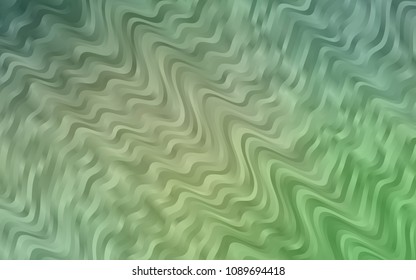 Light Green vector template with lava shapes. An elegant bright illustration with gradient. A new texture for your  ad, booklets, leaflets.