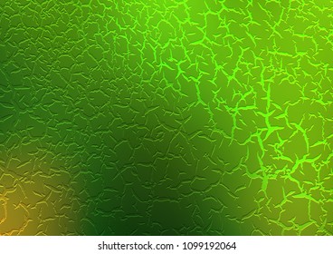 Light Green vector template with lava shapes. Creative illustration in halftone marble style with gradient. The best blurred design for your business.