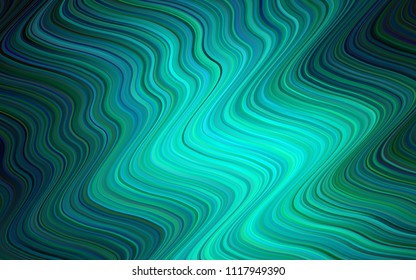 Light Green vector template with lava shapes. An elegant bright illustration with gradient. The elegant pattern for brand book.
