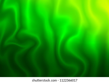 Light Green vector template with lava shapes. Blurred geometric sample with gradient bubbles.  Pattern for your business design.