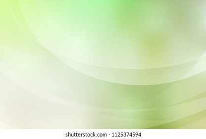 Light Green vector template with lava shapes. Shining illustration, which consist of blurred lines, circles. The template for cell phone backgrounds.