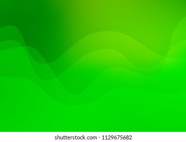Light Green vector template with lava shapes. Creative geometric illustration in marble style with gradient. Brand new design for your ads, poster, banner.