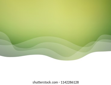 Light Green vector template with lava shapes. Creative geometric illustration in marble style with gradient. A completely new marble design for your business.
