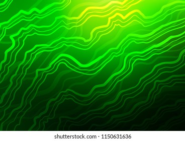 Light Green vector template with lava shapes. Brand new colored illustration in marble style with gradient. The best blurred design for your business.
