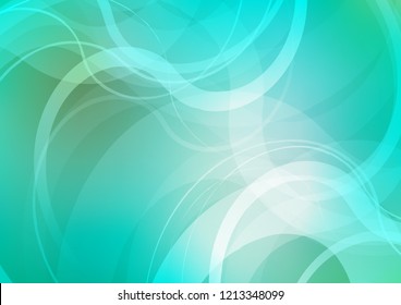 Light Green vector template with lava shapes. Creative geometric illustration in marble style with gradient. The template for cell phone backgrounds.