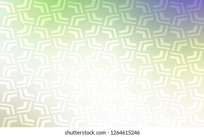 Light Green vector template with lava shapes. A completely new color illustration in marble style. Pattern for your business design.