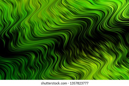 Light Green vector template with lava shapes. A sample with blurred bubble shapes. Textured wave pattern for backgrounds.