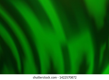 Light Green vector template with lava shapes. Creative geometric illustration in marble style with gradient. A completely new marble design for your business.