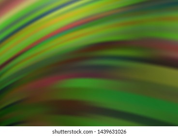 Light Green vector template with lava shapes. Geometric illustration in marble style with gradient.  A new texture for your  ad, booklets, leaflets.