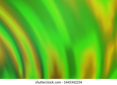 Light Green vector template with lava shapes. Creative geometric illustration in marble style with gradient. New composition for your brand book.