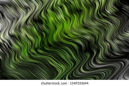 Light Green vector template with lava shapes. Creative illustration in halftone marble style with gradient. Brand new design for your ads, poster, banner.