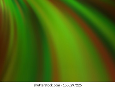 Light Green vector template with lava shapes. Creative geometric illustration in marble style with gradient. A completely new template for your business design.