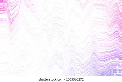 Light Green vector template with lines, ovals. Colorful illustration in abstract marble style with gradient. The template for cell phone backgrounds.