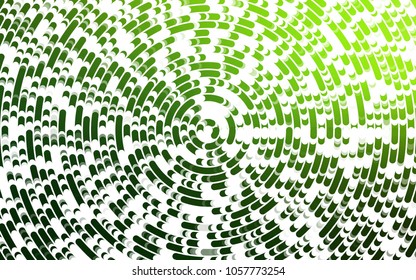 Light Green vector template with lines, ovals. Shining crooked illustration in marble style. Marble design for your web site.