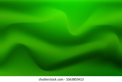 Light Green vector template with lines, ovals. A sample with blurred bubble shapes. The best blurred design for your business.