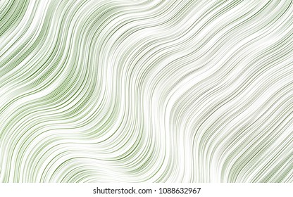 Light Green vector template with lines, ovals. Brand-new colored illustration in marble style with gradient. The best blurred design for your business.