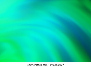 Light Green vector template with lines. Creative illustration in halftone style with gradient. Pattern for your business design.