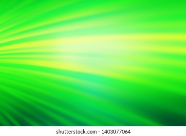Light Green vector template with lines. Colorful geometric sample with gradient lines.  A completely new design for your business.
