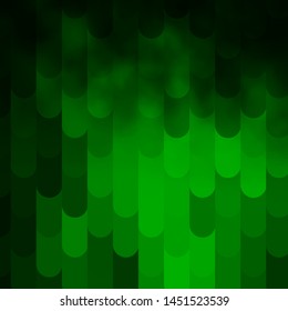 Light Green vector template with lines. Colorful gradient illustration with abstract flat lines. Pattern for ads, commercials.