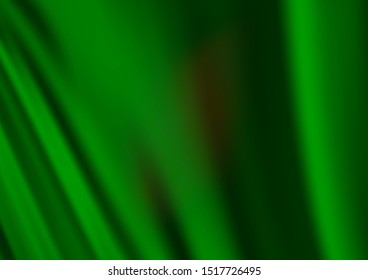 Light Green vector template with lines, ovals. A sample with blurred bubble shapes. A new texture for your  ad, booklets, leaflets.