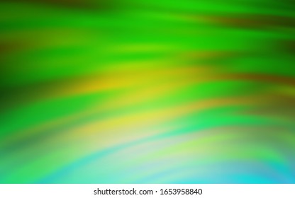 Plantilla vectorial verde claro con líneas. Una ilustración colorida completamente nueva en estilo sencillo. Plantilla para pantallas de teléfonos móviles.