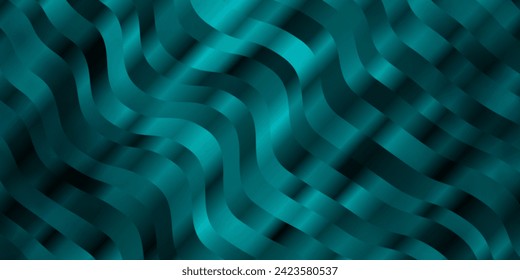 Light Green vector template with lines. Illustration in abstract style with gradient curved.  Best design for your posters, banners.