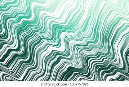Light Green vector template with liquid shapes. Blurred geometric sample with gradient bubbles.  The elegant pattern for brand book.
