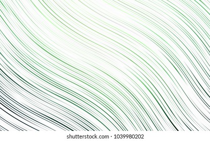 Light Green vector template with liquid shapes. A vague circumflex abstract illustration with gradient. Brand-new design for your ads, poster, banner.