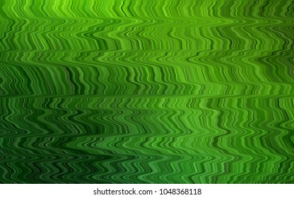 Light Green vector template with liquid shapes. A sample with blurred bubble shapes. The elegant pattern for brand book.