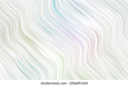 Light Green vector template with liquid shapes. Shining crooked illustration in marble style. Pattern for your business design.