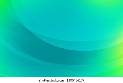 Light Green vector template with liquid shapes. Brand-new colored illustration in marble style with gradient. A completely new memphis design for your business.