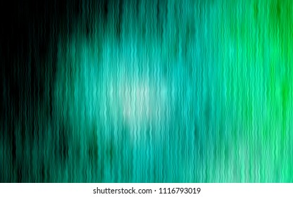 Light Green vector template with liquid shapes. A completely new color illustration in marble style. The best blurred design for your business.