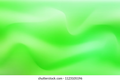 Light Green vector template with liquid shapes. Shining illustration, which consist of blurred lines, circles. A completely new memphis design for your business.