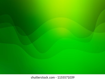 Light Green vector template with liquid shapes. An elegant bright illustration with gradient. A completely new marble design for your business.