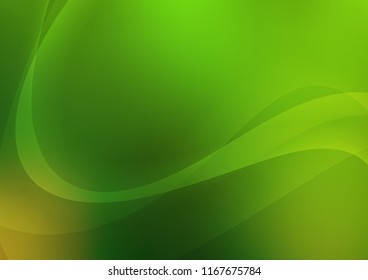 Light Green vector template with liquid shapes. A sample with blurred bubble shapes. Marble style for your business design.