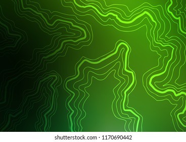 Light Green vector template with liquid shapes. An elegant bright illustration with gradient. Marble design for your web site.