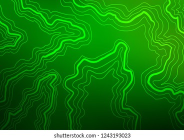 Light Green vector template with liquid shapes. A sample with blurred bubble shapes. A completely new marble design for your business.