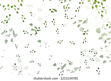 Light green vector template with memphis shapes. Simple colorful illustration with abstract gradient shapes. Simple design for your web site.