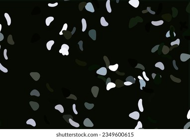 Light Green vector template with memphis shapes. Decorative design in abstract style with random forms. Background for a cell phone.