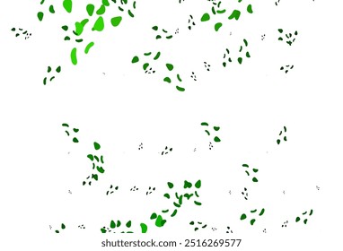 Light Green vector template with memphis shapes. Modern abstract illustration with colorful random forms. Simple design for your web site.